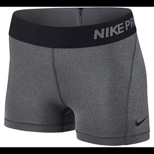 Dark Grey Nike Women's Pro Training Shorts